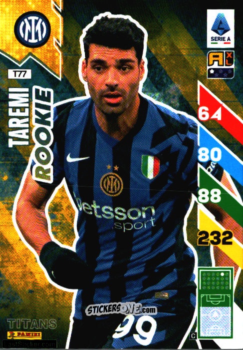 Cromo Taremi - Calciatori 2024-2025. Adrenalyn XL TITANS
 n. T77 - Panini