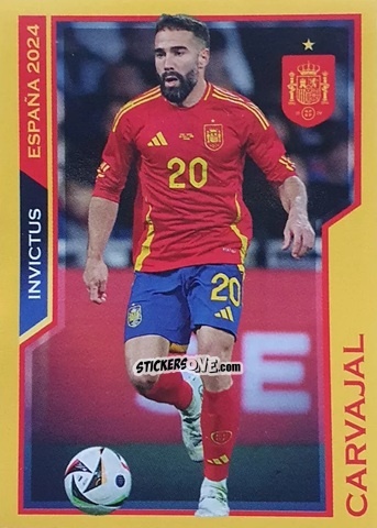 Sticker Carvajal - Jugon Invictus España 2024
 n. 4 - Panini