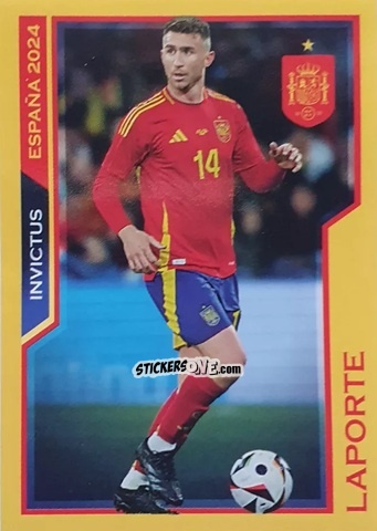 Sticker Laporte - Jugon Invictus España 2024
 n. 7 - Panini