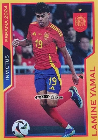 Figurina Lamine Yamal - Jugon Invictus España 2024
 n. 20 - Panini