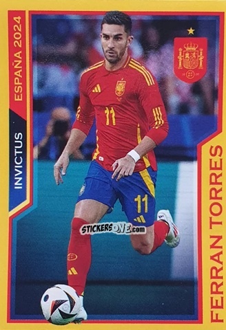 Cromo Ferran Torres - Jugon Invictus España 2024
 n. 24 - Panini