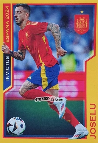 Cromo Joselu - Jugon Invictus España 2024
 n. 25 - Panini