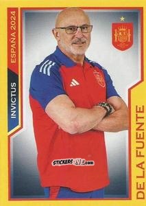 Cromo De la Fuente (Manager) - Jugon Invictus España 2024
 n. 27 - Panini