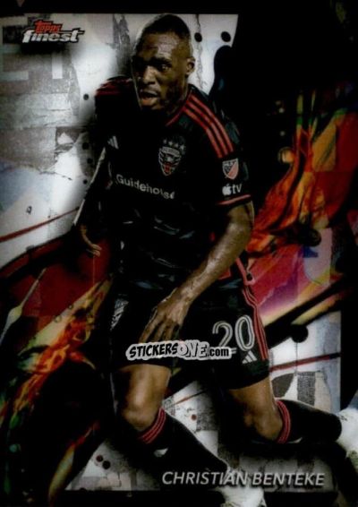 Sticker Christian  Benteke  - Finest MLS 2024-2025
 n. 20 - Topps
