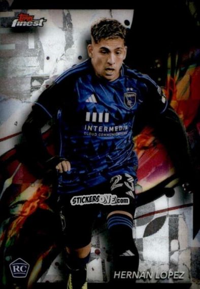 Figurina Hernán  López  - Finest MLS 2024-2025
 n. 22 - Topps