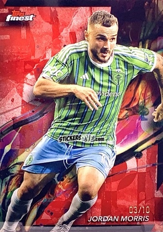 Figurina Jordan  Morris  - Finest MLS 2024-2025
 n. 71 - Topps