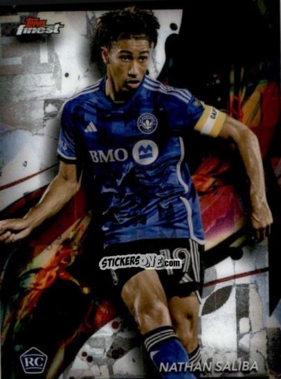 Sticker Nathan  Saliba  - Finest MLS 2024-2025
 n. 90 - Topps