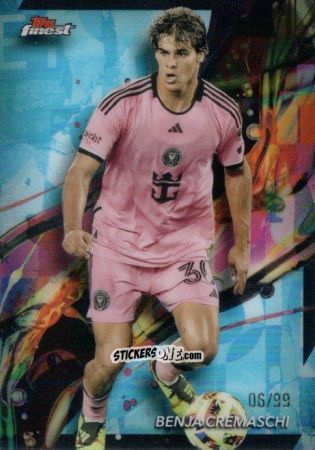 Sticker Benja  Cremaschi  - Finest MLS 2024-2025
 n. 96 - Topps