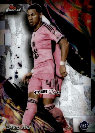 Sticker David  Ruíz  - Finest MLS 2024-2025
 n. 136 - Topps