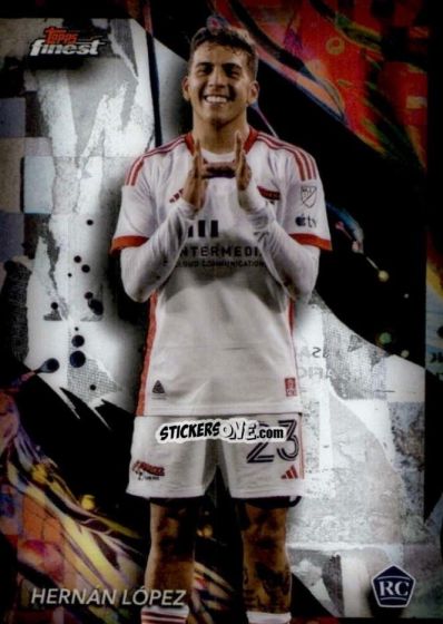 Figurina Hernán  López  - Finest MLS 2024-2025
 n. 143 - Topps
