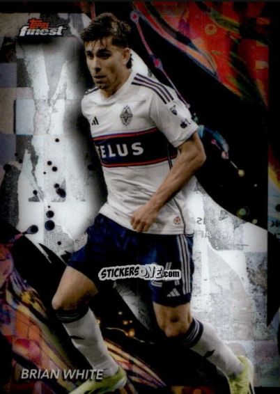 Figurina Brian White - Finest MLS 2024-2025
 n. 144 - Topps