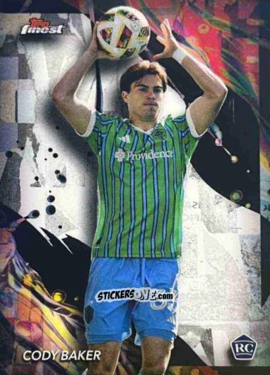 Figurina Cody  Baker  - Finest MLS 2024-2025
 n. 145 - Topps