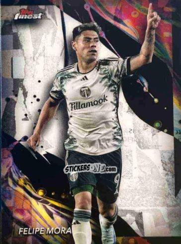 Cromo Felipe Mora - Finest MLS 2024-2025
 n. 156 - Topps