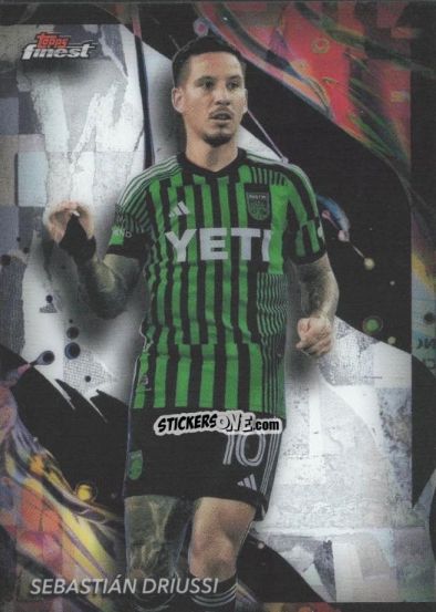Figurina Sebastián  Driussi  - Finest MLS 2024-2025
 n. 163 - Topps