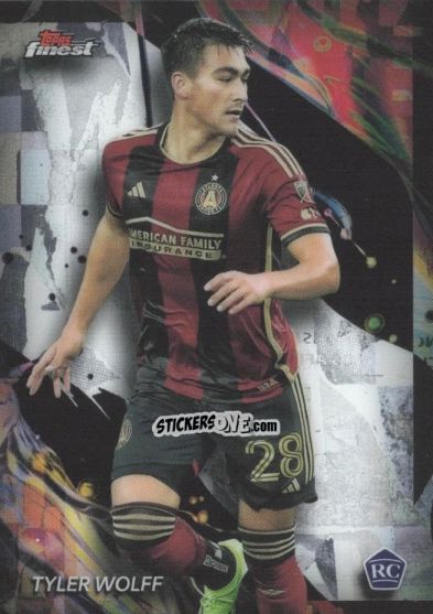 Sticker Tyler  Wolff  - Finest MLS 2024-2025
 n. 164 - Topps