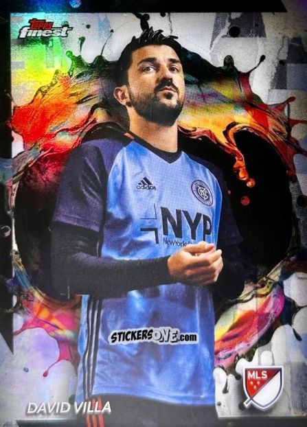 Sticker David Villa - Finest MLS 2024-2025
 n. MLS-11 - Topps
