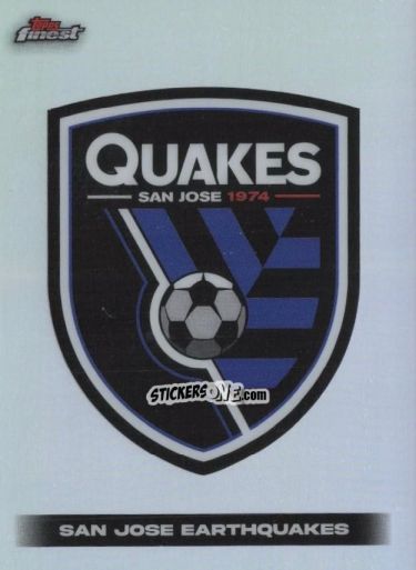 Cromo Earthquakes San Jose Earthquakes  - Finest MLS 2024-2025
 n. TL-24 - Topps