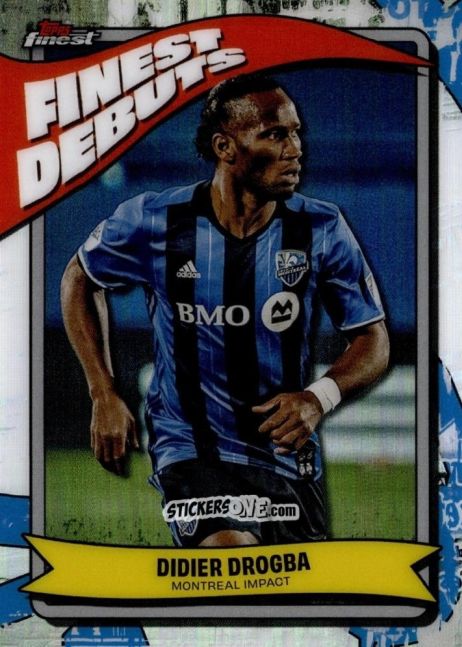 Cromo Didier  Drogba  - Finest MLS 2024-2025
 n. FD-4 - Topps