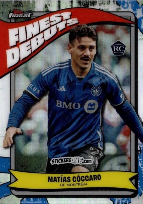 Sticker Matías  Cóccaro  - Finest MLS 2024-2025
 n. FD-6 - Topps