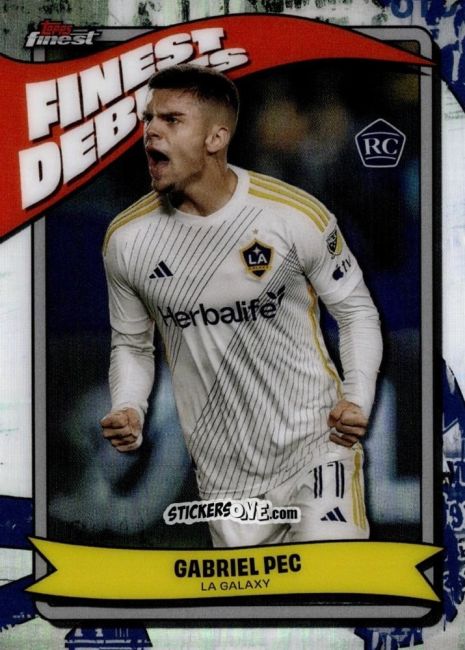 Cromo Gabriel  Pec  - Finest MLS 2024-2025
 n. FD-11 - Topps