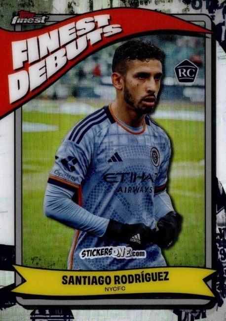 Sticker Santiago Rodríguez - Finest MLS 2024-2025
 n. FD-14 - Topps