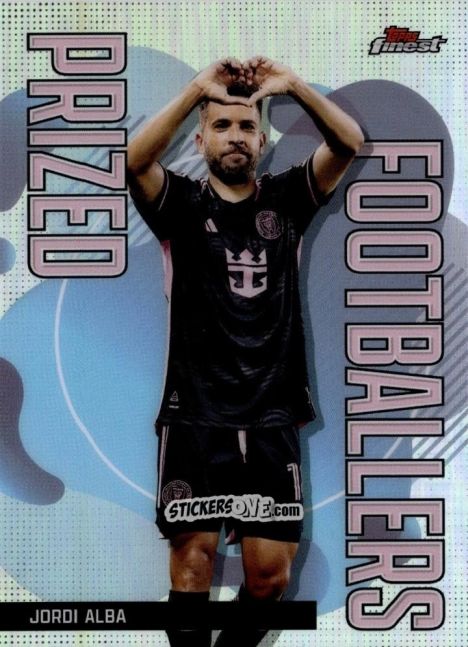Cromo Jordi  Alba  - Finest MLS 2024-2025
 n. PF-3 - Topps