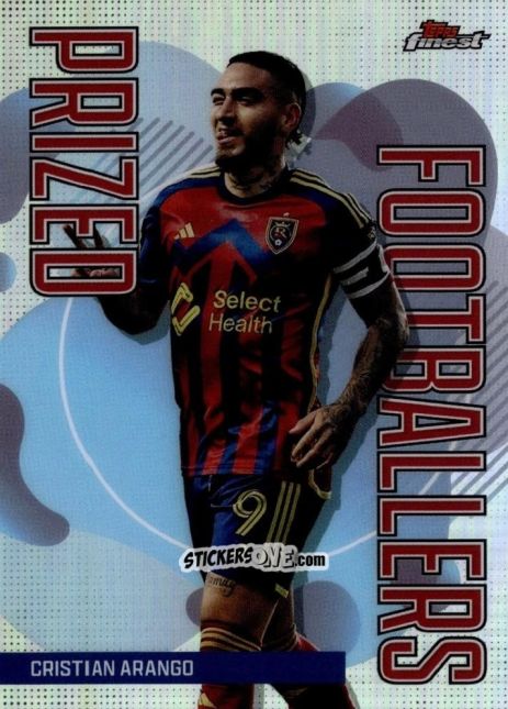Cromo Cristian  Arango  - Finest MLS 2024-2025
 n. PF-13 - Topps