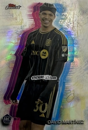 Figurina David  Martínez  - Finest MLS 2024-2025
 n. 8 - Topps