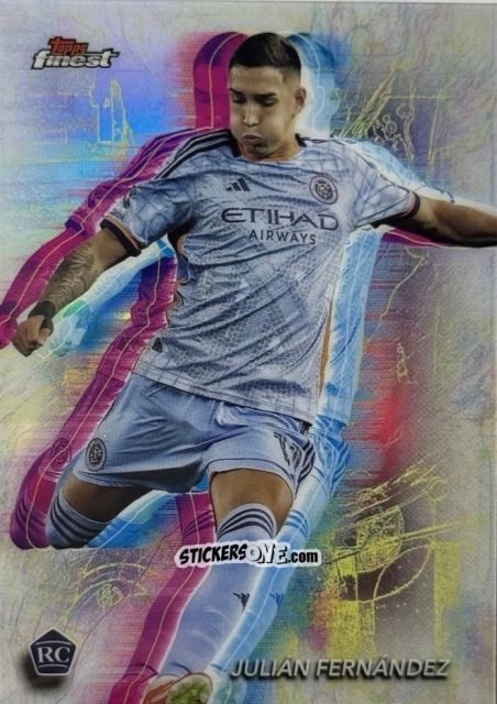 Sticker Julián  Fernández  - Finest MLS 2024-2025
 n. 11 - Topps