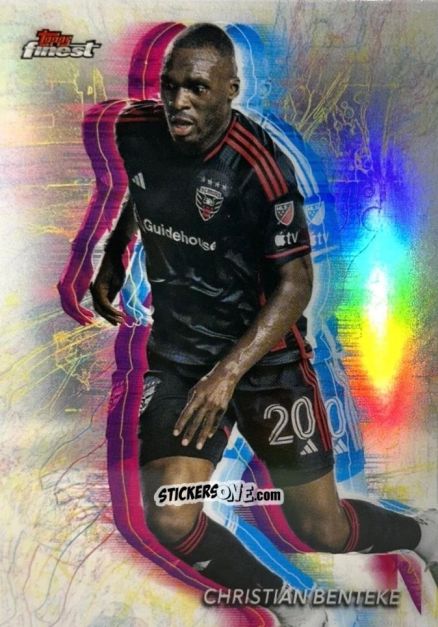 Sticker Christian  Benteke  - Finest MLS 2024-2025
 n. 20 - Topps