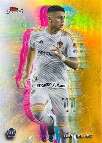 Sticker Gabriel  Pec  - Finest MLS 2024-2025
 n. 30 - Topps