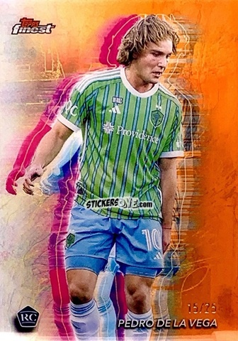 Figurina Pedro de la Vega  - Finest MLS 2024-2025
 n. 82 - Topps