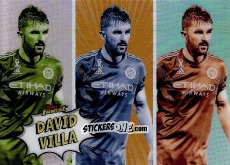 Sticker David Villa - Finest MLS 2024-2025
 n. PA-5 - Topps