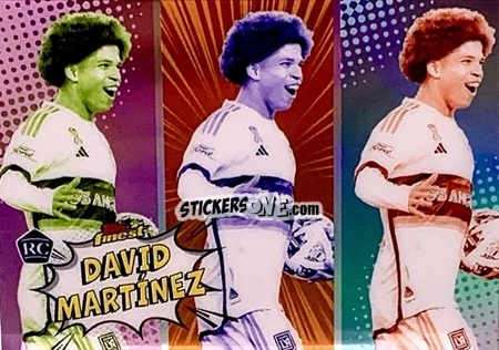 Figurina David  Martínez  - Finest MLS 2024-2025
 n. PA-8 - Topps