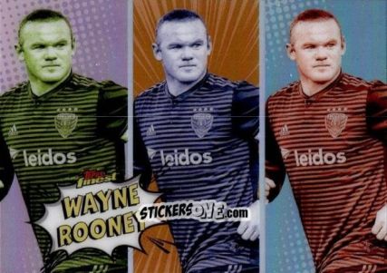Figurina Wayne  Rooney  - Finest MLS 2024-2025
 n. PA-13 - Topps