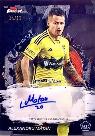 Sticker Alexandru Matan - Finest MLS 2024-2025
 n. BA-AM - Topps
