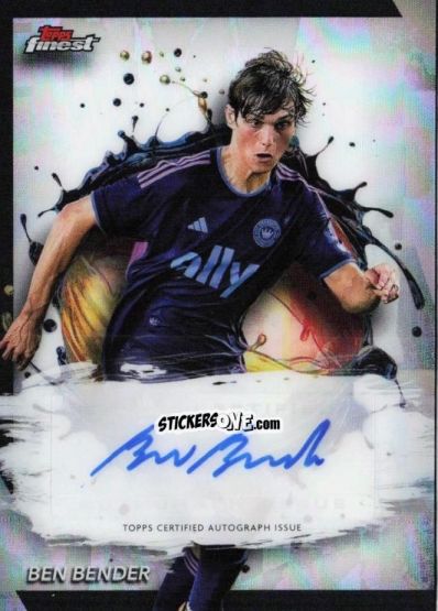 Cromo Ben  Bender  - Finest MLS 2024-2025
 n. BA-BB - Topps