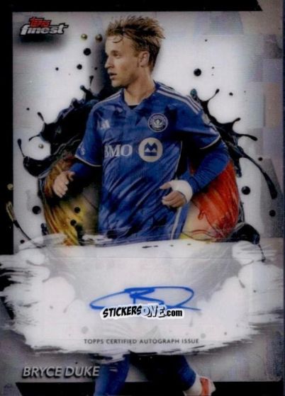 Sticker Bryce Duke - Finest MLS 2024-2025
 n. BA-BD - Topps