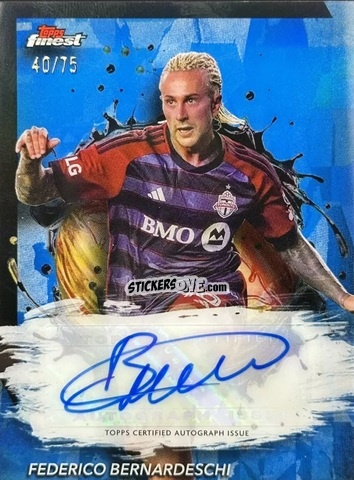 Sticker Federico  Bernardeschi  - Finest MLS 2024-2025
 n. BA-FB - Topps