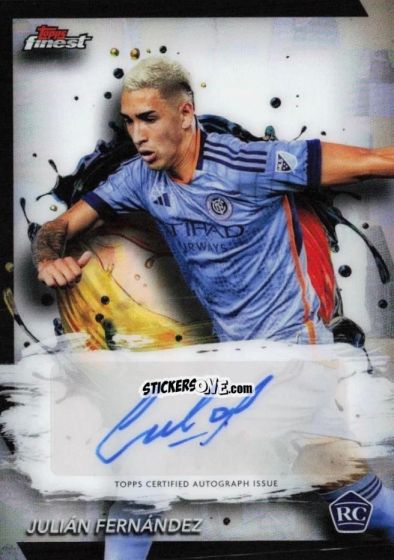 Sticker Julián  Fernández  - Finest MLS 2024-2025
 n. BA-JU - Topps