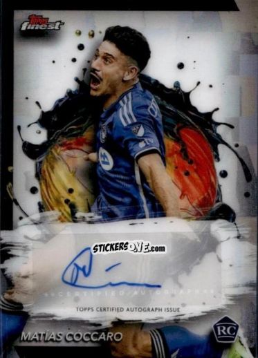 Sticker Matías  Cóccaro  - Finest MLS 2024-2025
 n. BA-MC - Topps