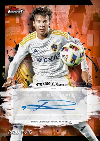 Sticker Riqui  Puig  - Finest MLS 2024-2025
 n. BA-RP - Topps