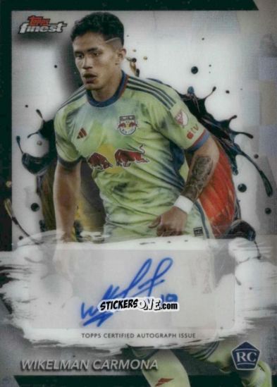 Figurina Wikelman  Carmona  - Finest MLS 2024-2025
 n. BA-WC - Topps