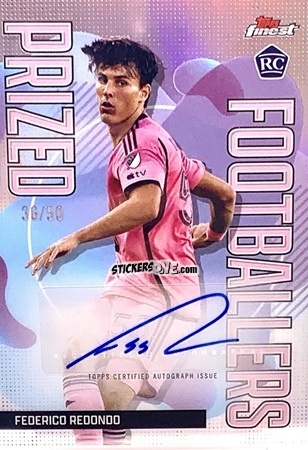 Sticker Federico  Redondo  - Finest MLS 2024-2025
 n. PFA-FR - Topps