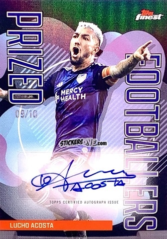 Sticker Lucho  Acosta  - Finest MLS 2024-2025
 n. PFA-LU - Topps