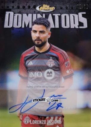 Sticker Lorenzo  Insigne  - Finest MLS 2024-2025
 n. DOM-LI - Topps