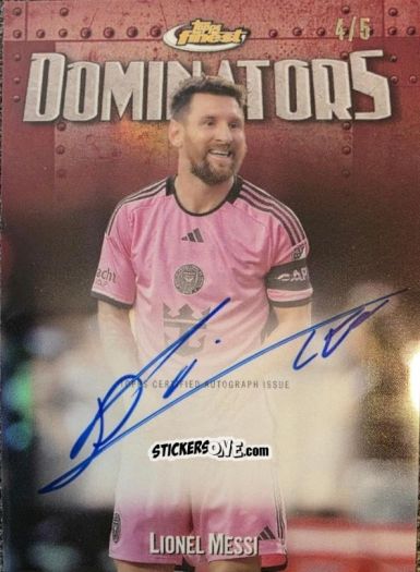Cromo Lionel  Messi  - Finest MLS 2024-2025
 n. DOM-LM - Topps