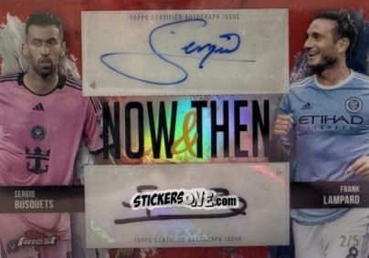 Figurina Sergio  Busquets / Frank Lampard - Finest MLS 2024-2025
 n. NTD-BG - Topps