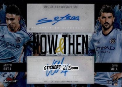 Sticker David  Villa / Agustin Ojeda - Finest MLS 2024-2025
 n. NTD-VO - Topps