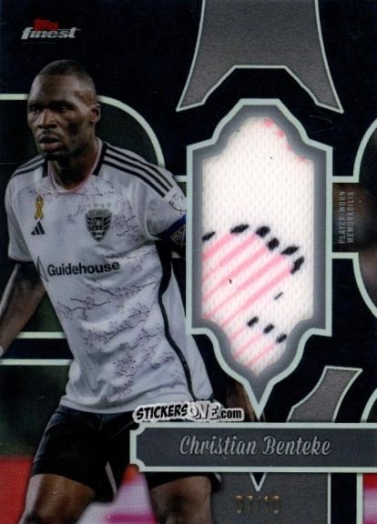 Sticker Christian  Benteke  - Finest MLS 2024-2025
 n. FF-CB - Topps